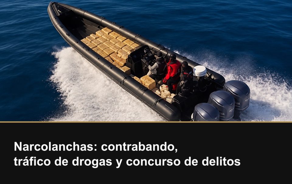 Narcolanchas: contrabando, tráfico de drogas y concurso de delitos